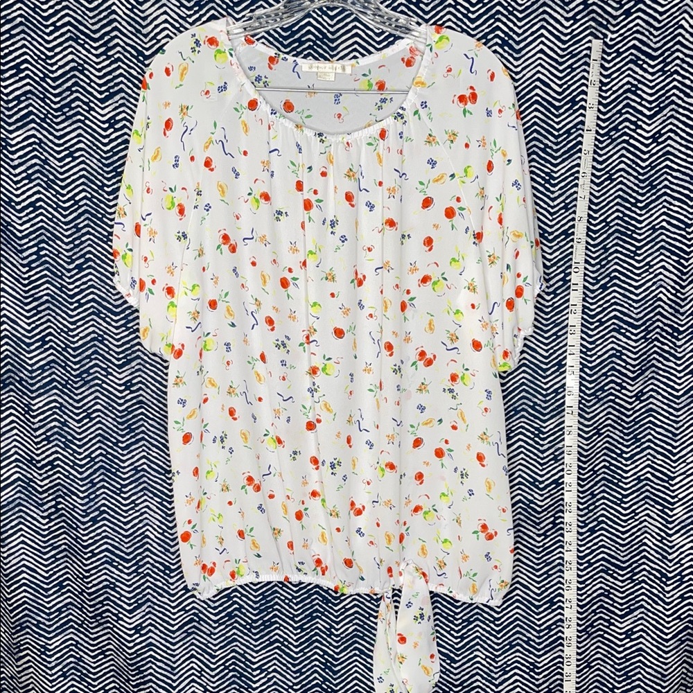 Cooper & Ella Multicolor Fruit Blouse